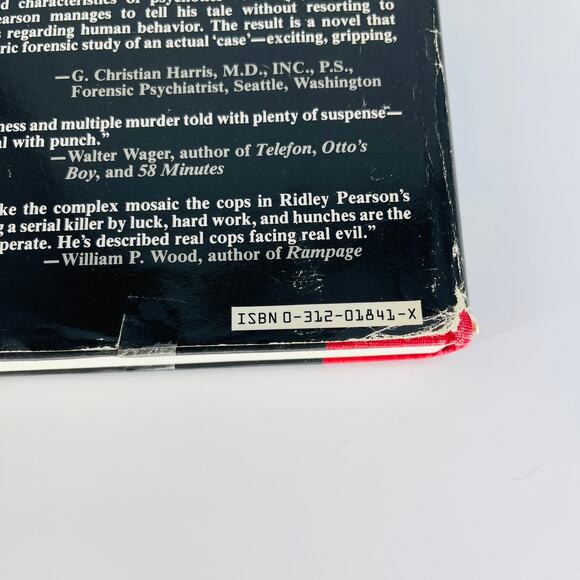 Undercurrents, a hardcover novel / book by Ridley Pearson - Good Used Condition - Picture 11 of 13